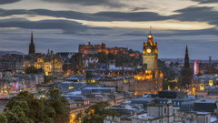 Calton Hill view of Edinburgh. Photo / Supplied