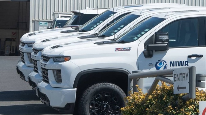 Niwa's new Chevrolet vehicles. Photo / Corey Fleming