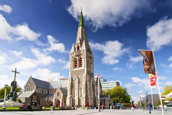 A project to rebuild the Christ Church Cathedral needs to plug an $85 million shortfall. Photo / 123rf