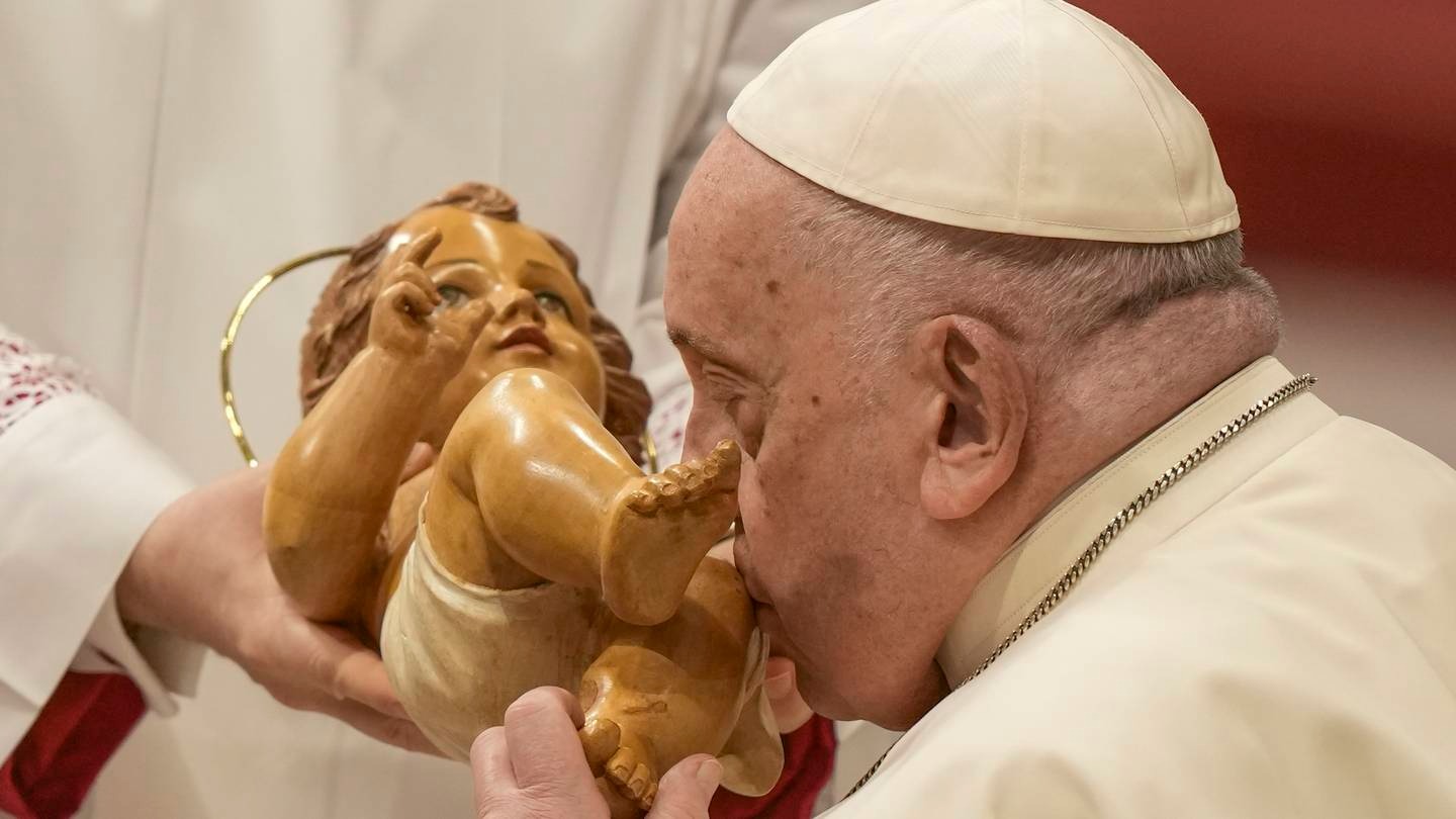 Pope Francis calls for a universal ban on surrogacy. Photo / AP