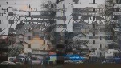 Police officers work outside a grain depot today where, according to the Polish government, an explosion of a Russian-made missile killed two people in Przewodow, Poland, yesterday. Photo / AP