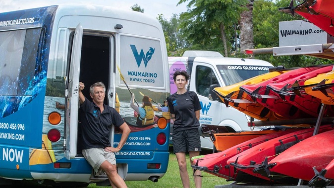 Blair Anderson and Maddie Ahern of Waimarino Group don’t want the name change to cause confusion for potential customers. Photo / John Borren