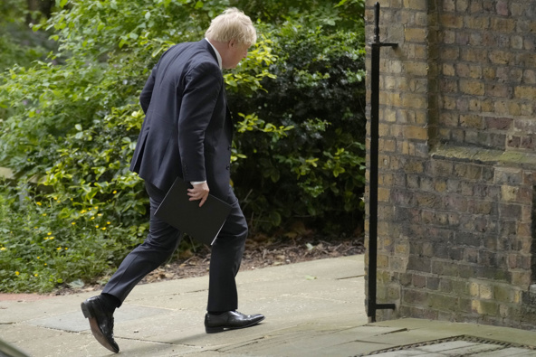 A report into lockdown-breaching U.K. government parties says blame for a "culture" of rule-breaking in Prime Minister Boris Johnson's office must rest with those at the top. Photo / AP