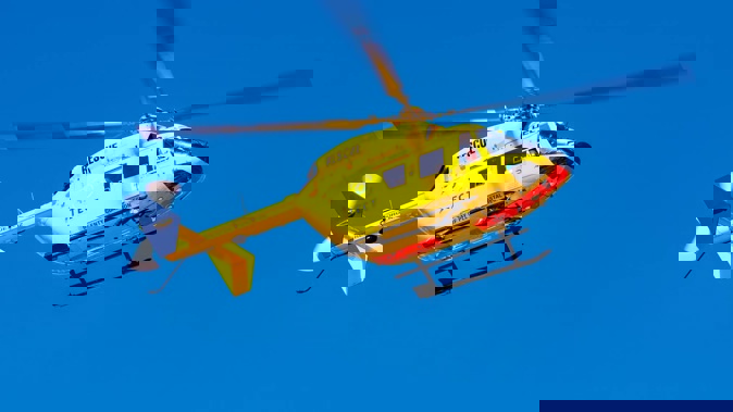 The badly injured victim was airlifted from Tauranga Hospital to Waikato Hospital after the attack. Photo / Mike Walen / File