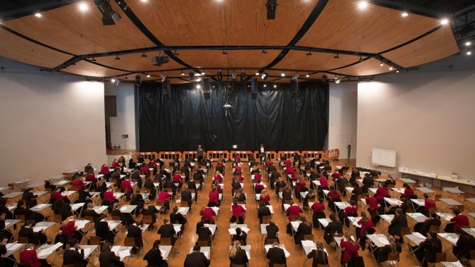 Thousands of students will be sitting the NCEA level one exam today.