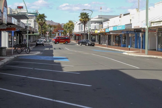 Shoplifters filled up baskets then fled the store on Heretaunga St in Hastings. Photo / Warren Buckland