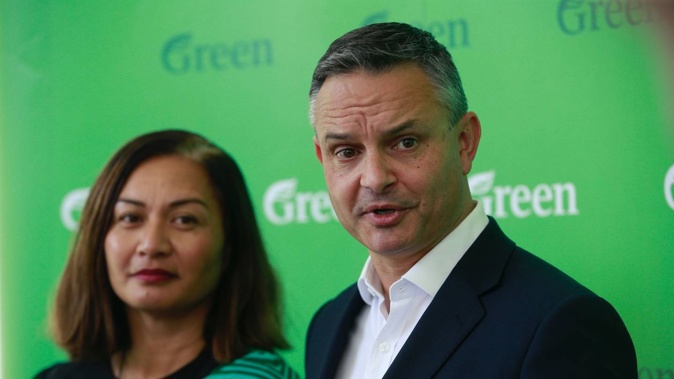 Green co-leaders Marama Davidson and James Shaw will have some money to play with in this year's general election, some of it coming from one of Hollywood's most famous directors. Photo / Alex Burton