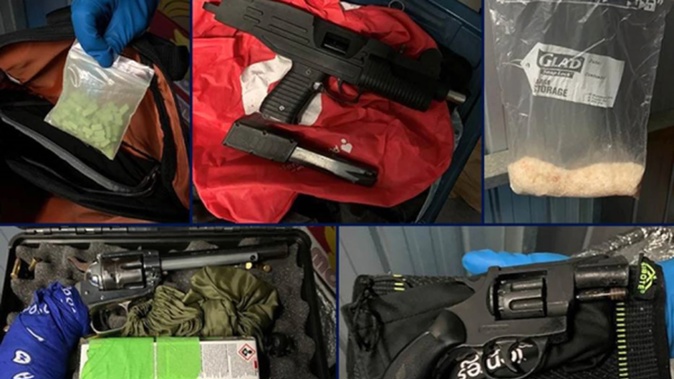 Items seized by Police on June 10, 2021, as part of Operation Spyglass. Source: NZ Police