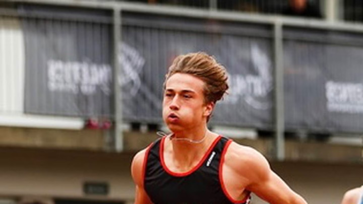 Teenage Napier sprinter Rylan Noome wins at the national track and field championships.