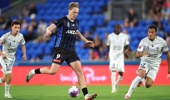Sam Cosgrove of Auckland FC during the round 24 A-League Men match between Auckland FC and Melbourne Victory at Go Media Stadium, on April 11, 2026, in Auckland, New Zealand. (Photo by Phil Walter/Getty Images)
