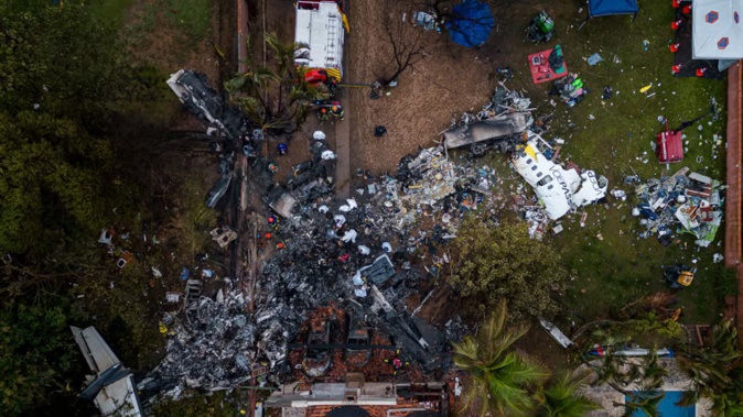 The plane crashed in Brazil on Saturday morning NZ time. Photo / Getty Images