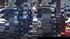 Former Prime Minister Boris Johnsonat Gatwick Airport in London following the resignation of Liz Truss as Prime Minister. Photo / Gareth Fuller, via AP