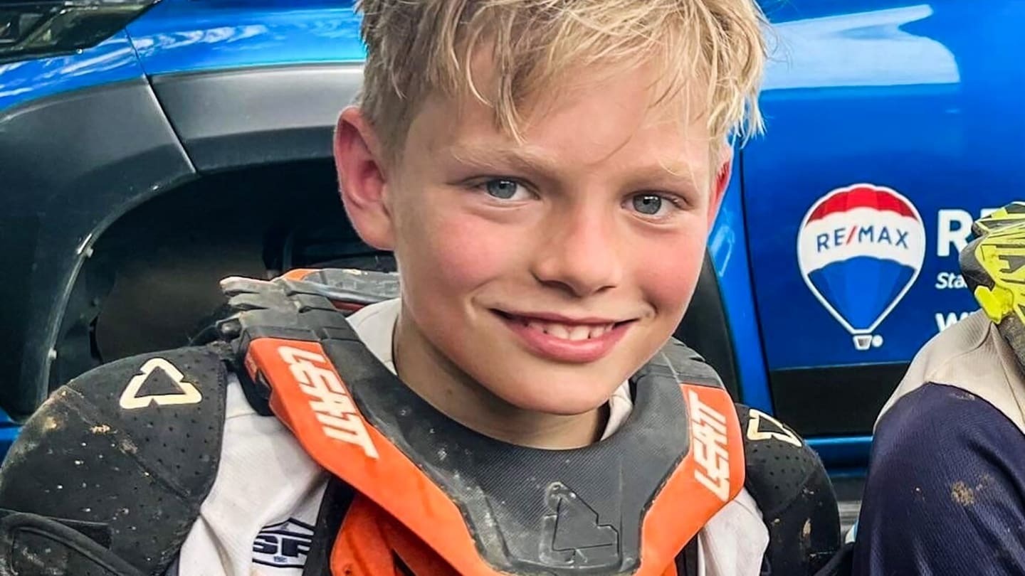 Jack Willson, of Cambridge, died in a motocross crash in Taupō in 2023 when he was 10. Photo / Supplied