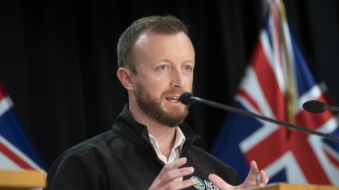 Emergency Management Minister Kieran McAnulty after declaring a national state of emergency during Cyclone Gabrielle on February 14. He travelled to Hawke's Bay last weekend in his new role as the region's lead recovery minister. Photo / Mark Mitchell
