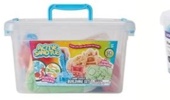 Kmart NZ Magic Sands products are being recalled after asbestos was detected. They are the 14-piece Sandcastle Building Set, at left, and the Blue, Green and Pink Magic Sand sets. Photo / Kmart recall notice