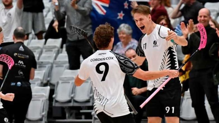 Could NZ's Floorball side advance to the World Championships? 