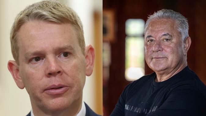 Labour Party leader Chris Hipkins (left) and Te Pāti Māori president John Tamihere. Toitū Te Tiriti spokesman Eru Kapa-Kingi has claimed Te Pāti Māori has a "problematic" leadership style which amounted to "effectively a dictatorship model". Photo / NZME
