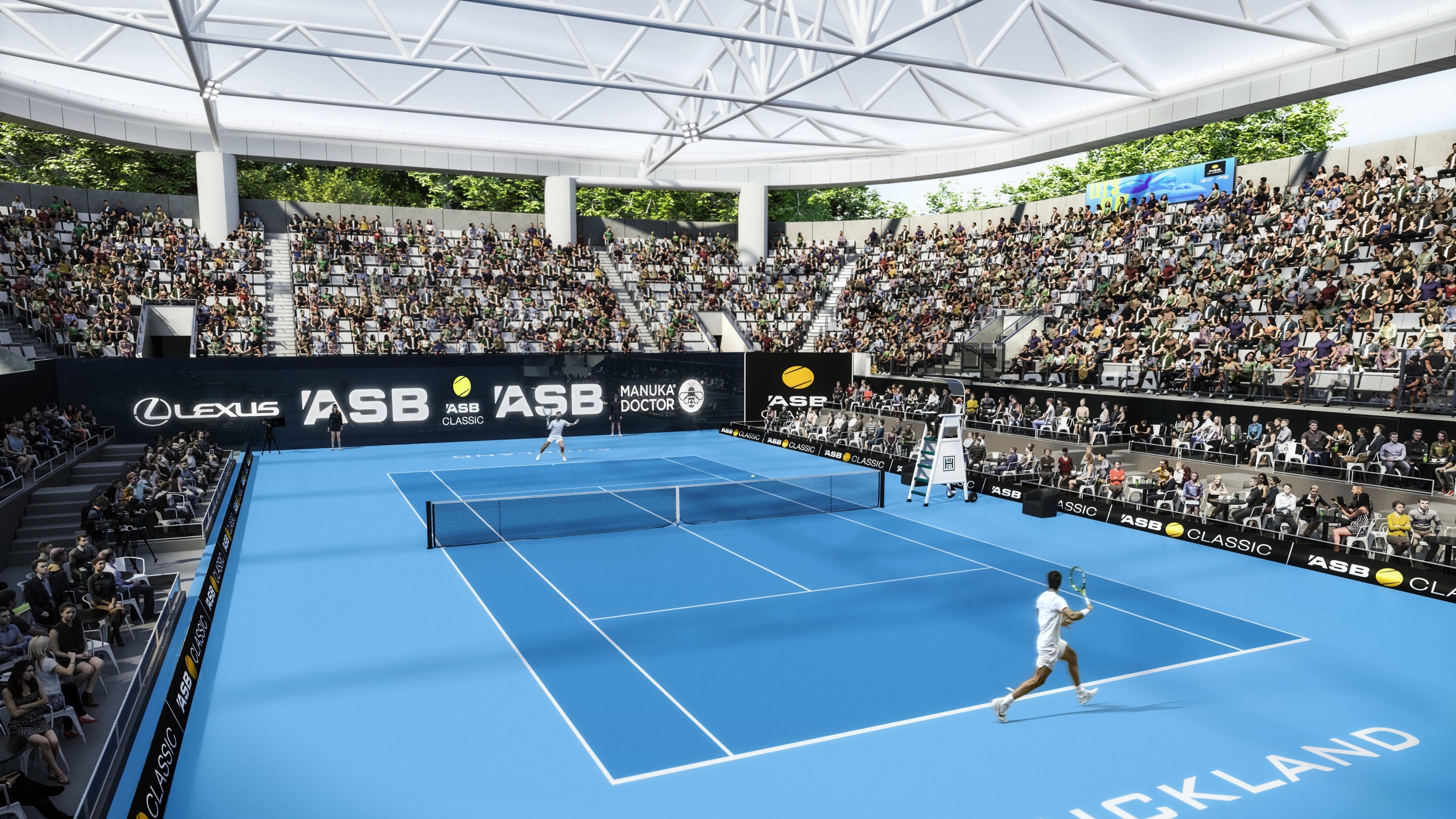 Timeline confirmed for the ASB Classic covered court 