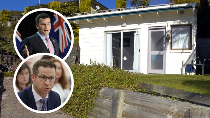 The Government plans to make it easier for people to build single-storey structures like the one above on private properties without building consent. Main photo / Ben Fraser; insets / Mark Mitchell