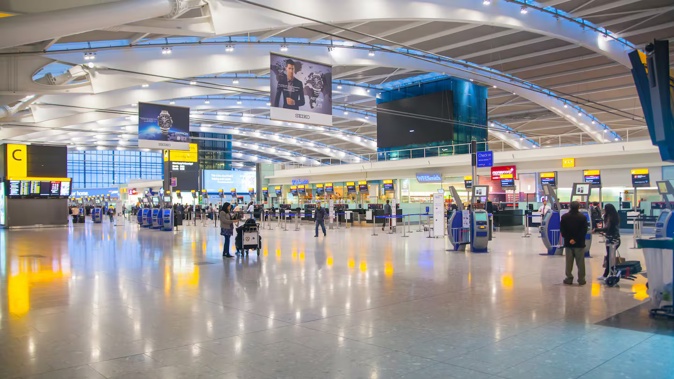A man was arrested in West Sussex after a ransomware attack disrupted major European airports. Photo / 123RF