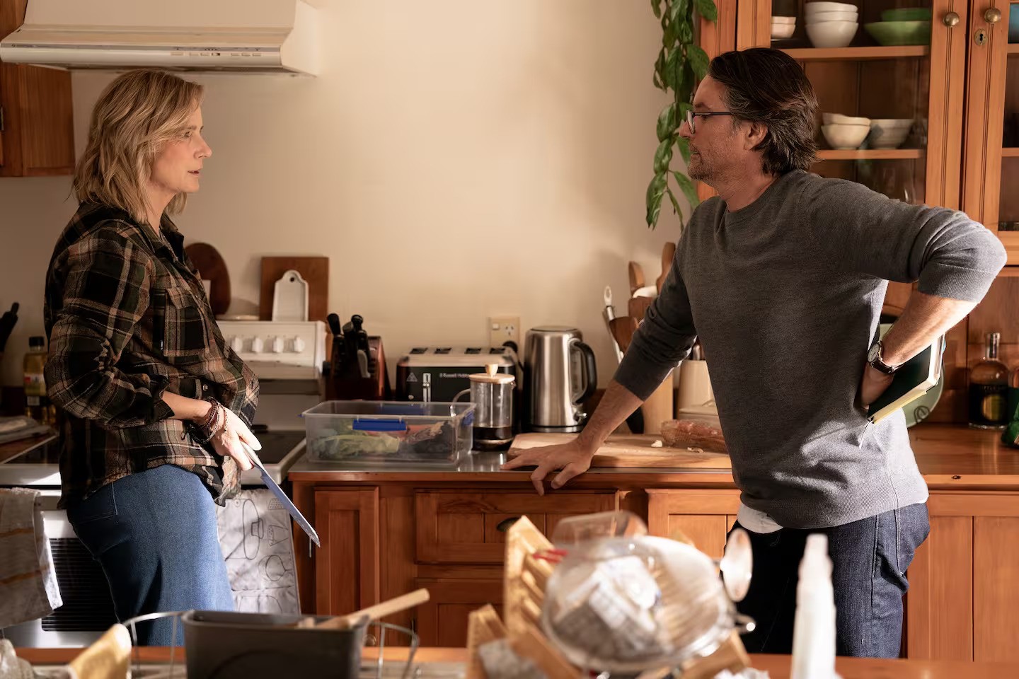 Rachel Griffiths and Martin Henderson star in Madam. Photo / Kirsty Griffin