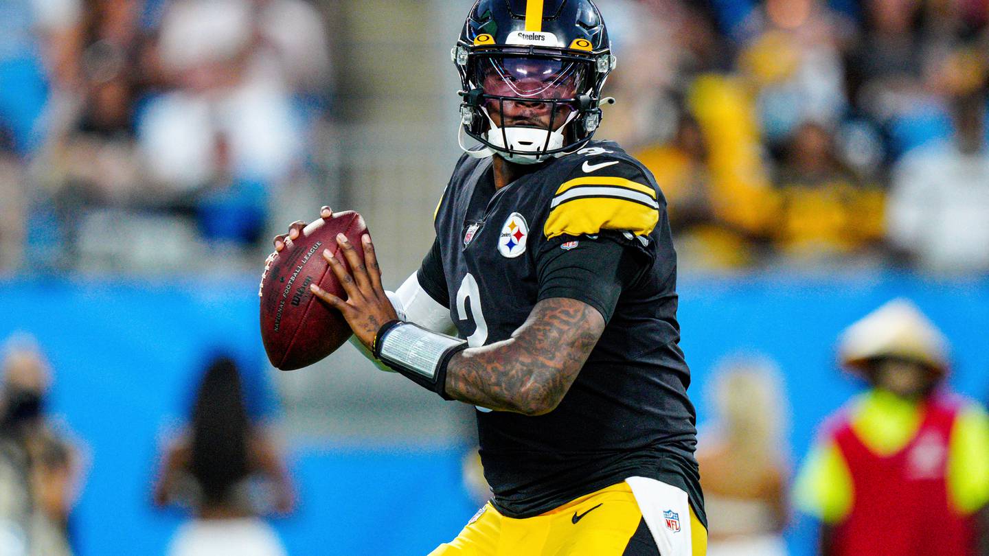 Pittsburgh Steelers quarterback Dwayne Haskins. Photo / AP