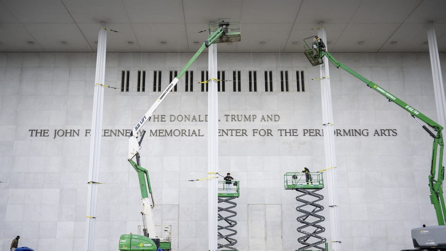 Trump renames Kennedy Centre after himself as board backs change