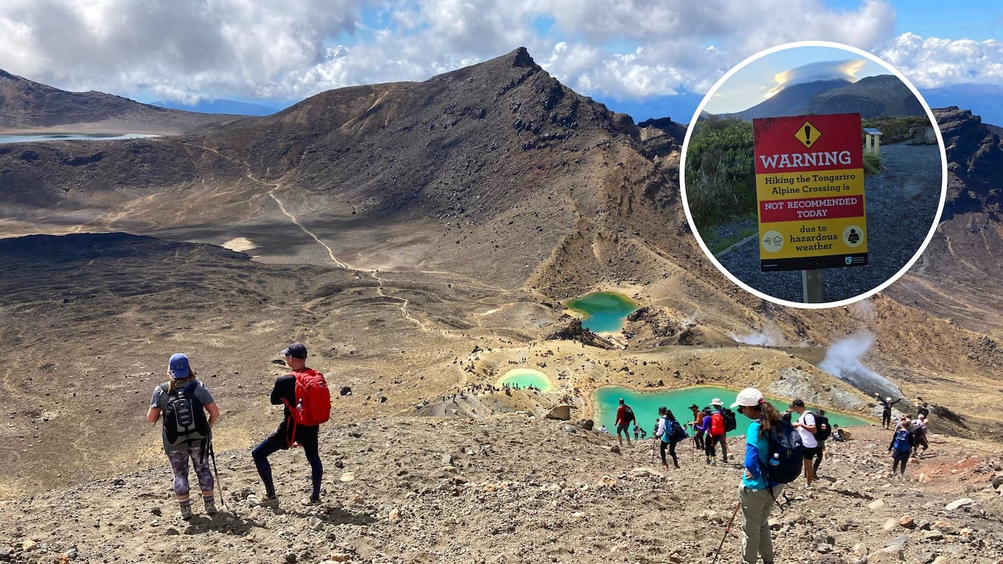 DoC investigates after Tongariro shuttle operator allegedly puts hikers on track in dangerous weather