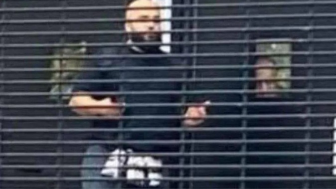 The suspect was seen trying to get into the Heaton Park Hebrew Congregation Synagogue in the Crumpsall suburb of Manchester, England.