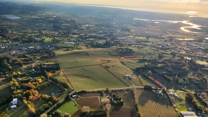 The 95 hectares Kiwi Property has been given approval to rezone. Photo / Supplied