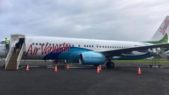 Air Vanuatu's sole 737-800.