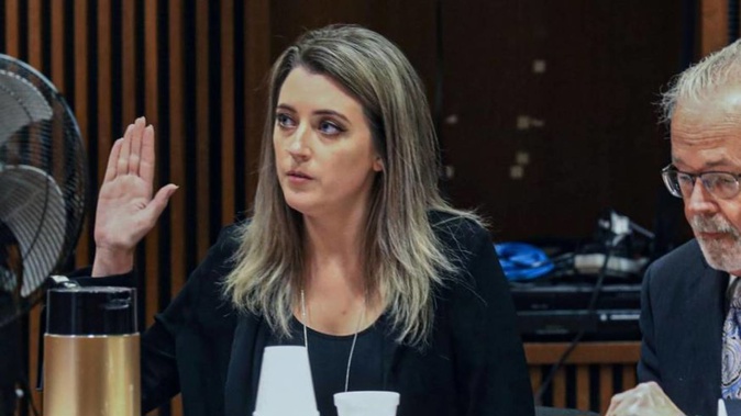 A New Jersey judge sentenced Kate McClure to one year and one day in prison for her role in the GoFundMe scam. Photo / AP