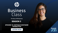 HP Business Class: Nathalie Whitaker from Givealittle