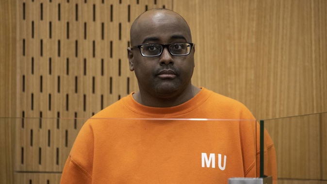 Zakariye Hussein appeared in the Christchurch High Court for sentencing for the murder of Laisa Tunidau Waka. on 18 November 2022. Photo / George Heard