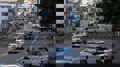 Angle parking on Thorndon Quay in Wellington. Photo / Mark Mitchell