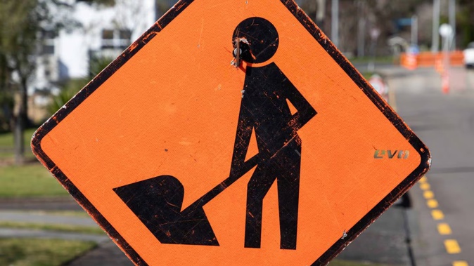 Roadworks may close down a vital route north overnight in Auckland. Photo / Alex Cairns