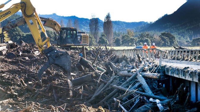 A fifth forestry company has been ordered to pay $355,000 for its involvement in a damaging flood near Gisborne in 2018. Photo / Alan Gibson.