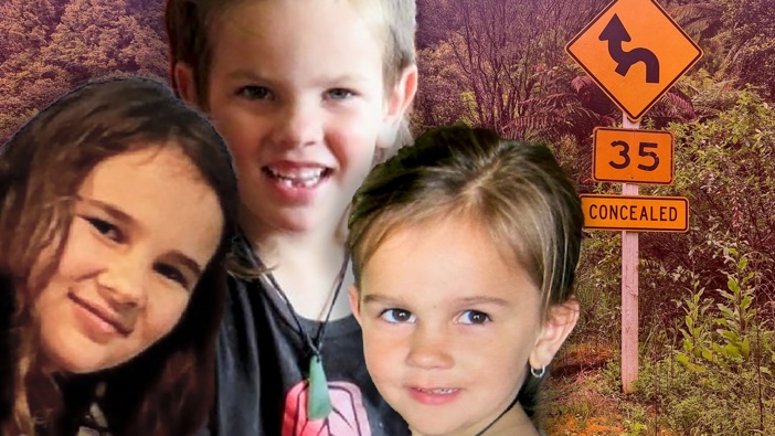 The children of Tom Phillips: Jayda, Maverick and Ember. Composite Photo / NZME