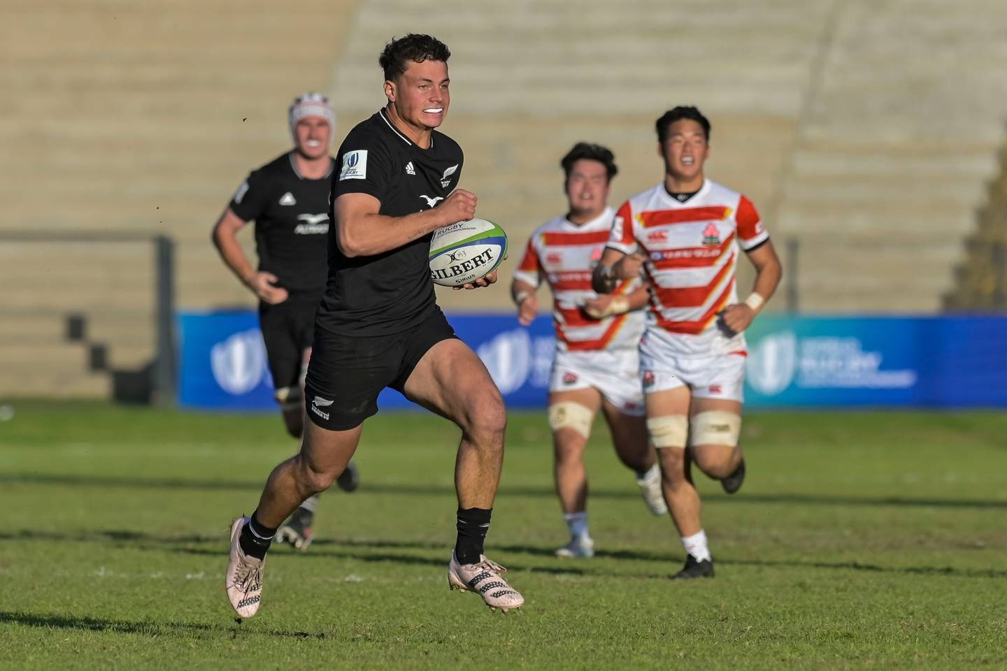 Macca Springer's hat-trick wasn't enough as New Zealand failed to reach the semifinals. Photo / Photosport