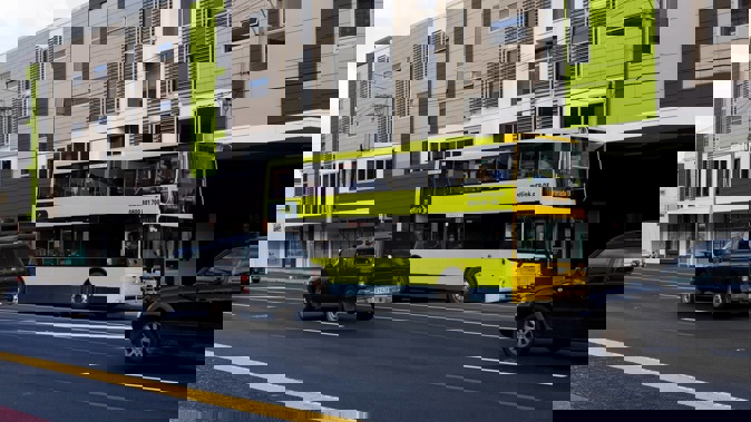 One of the new bus lanes in Wellington is on Adelaide Rd. Photo / Wellington City Council