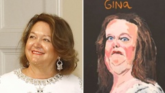 Gina Rinehart is reportedly unhappy with the portrait by Vincent Namatjira.