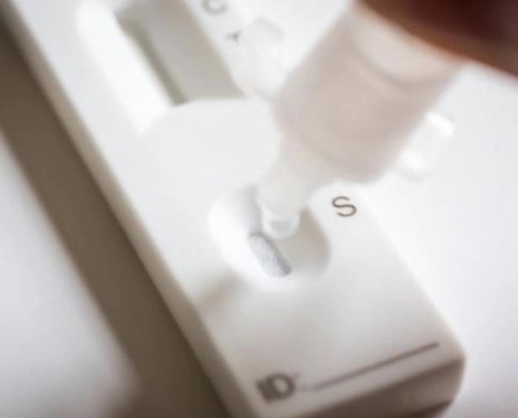 Positive rapid antigen tests (RATs) are being sold on a Dunedin Facebook page. (Photo / Supplied)
