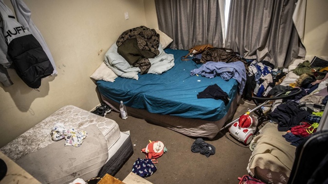 A motor lodge in Auckland where a family of 13 were housed. Government has released a review of emergency housing today. Photo / Michael Craig