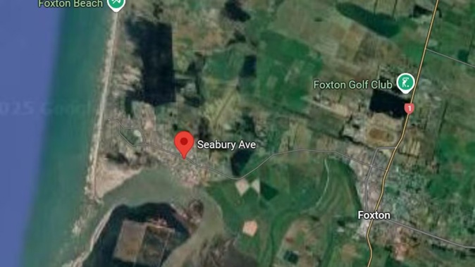 Police are investigating after a baby was critically injured in Foxton Beach on Sunday. Photo / Google Maps