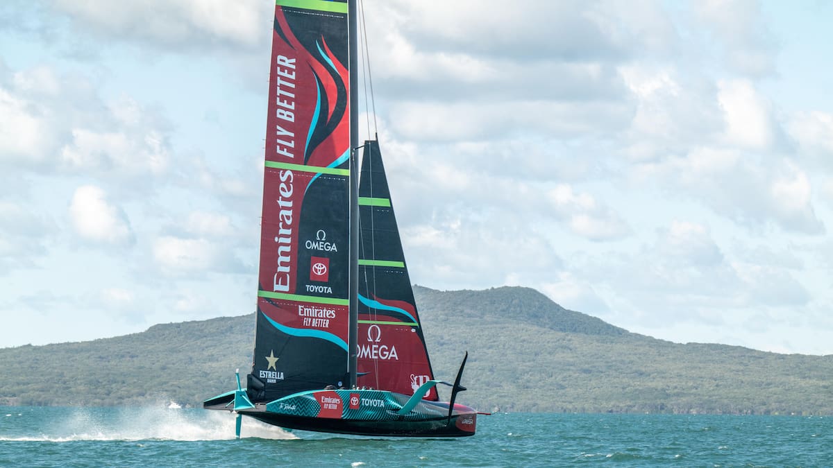 'The only way': America's Cup challengers take over old Team NZ boat