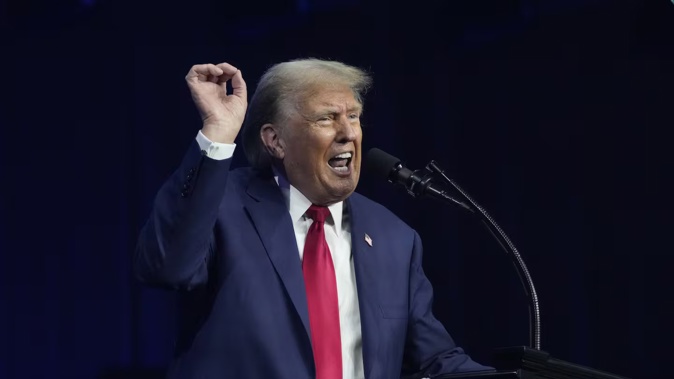 Republican presidential candidate and former President Donald Trump. Photo / AP