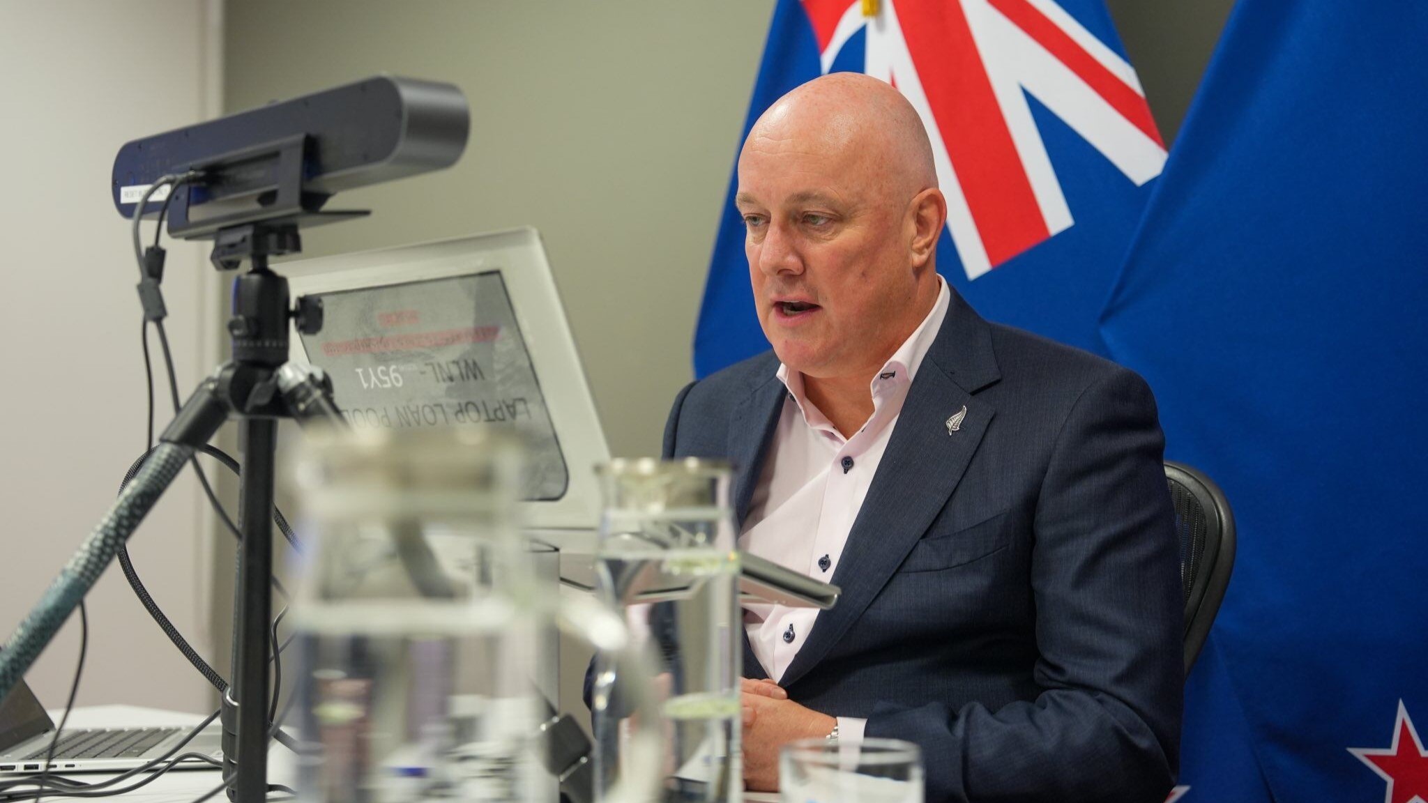 'Fragile situation': Luxon meets with world leaders as Iran declares Hormuz open