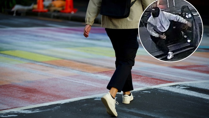 The rainbow crossing on Karangahape Rd was painted over last month.