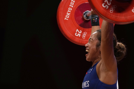 Hidilyn Diaz. (Photo / AP)