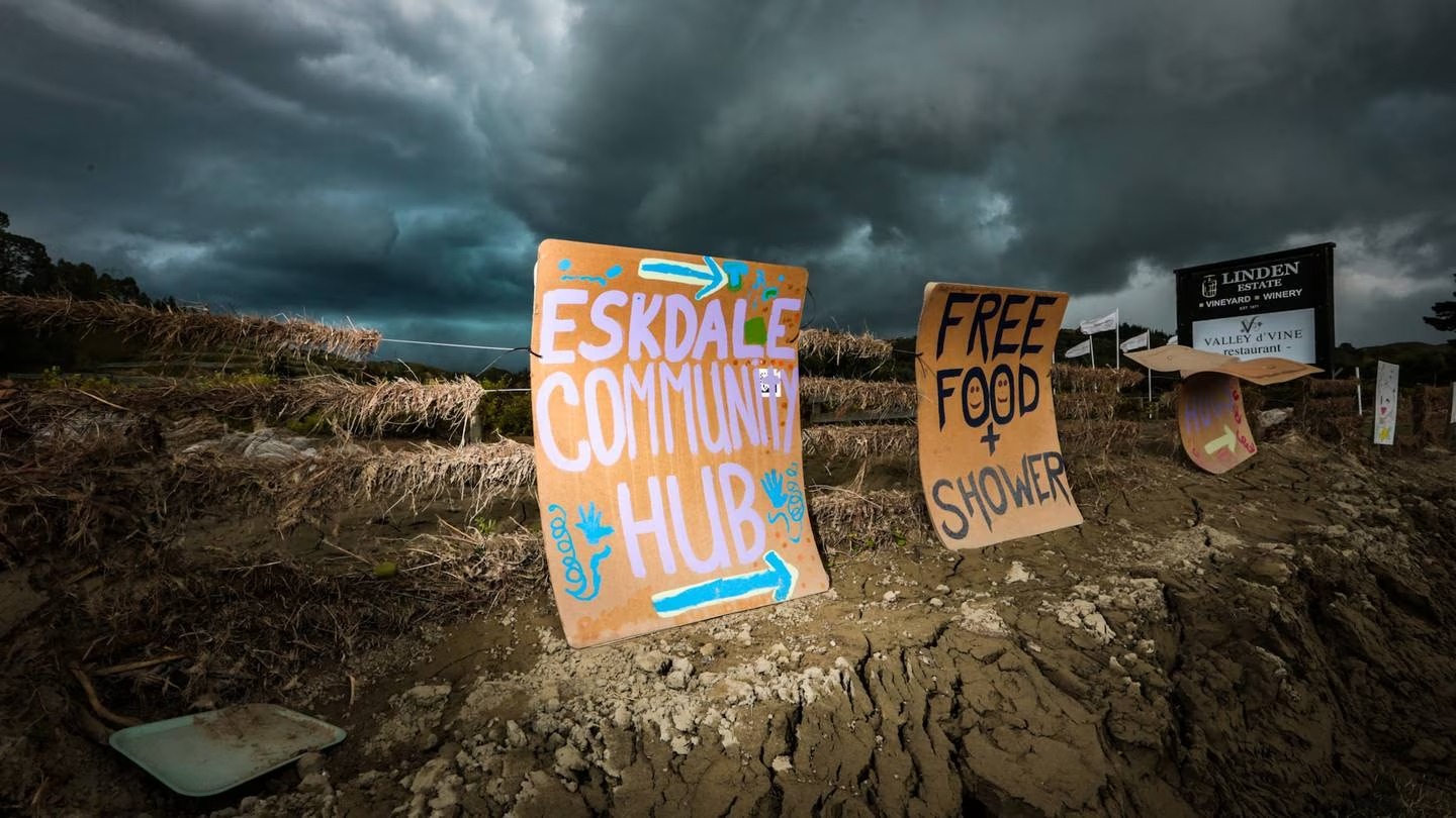 Thunderclouds from Esk Valley on Friday afternoon. Photo / Paul Taylor